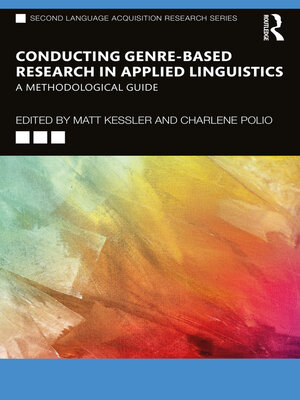 cover image of Conducting Genre-Based Research in Applied Linguistics